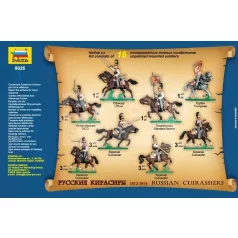Zvezda Russian Cuirassiers /1812-1815/ makett 1:72 (8026Z)