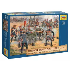 Zvezda French Foot Artillery /1812-14/ makett 1:72 (8028Z)