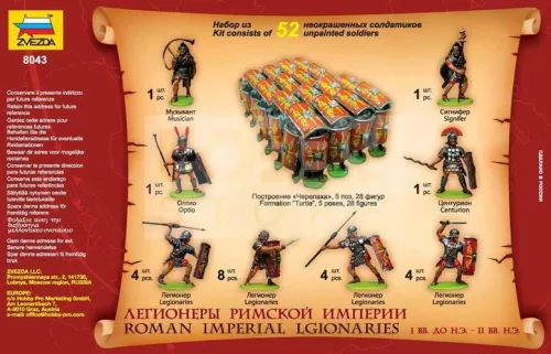 Zvezda Roman Imperial Infantry /I.BC-II.AD/ makett 1:72 (8043Z)