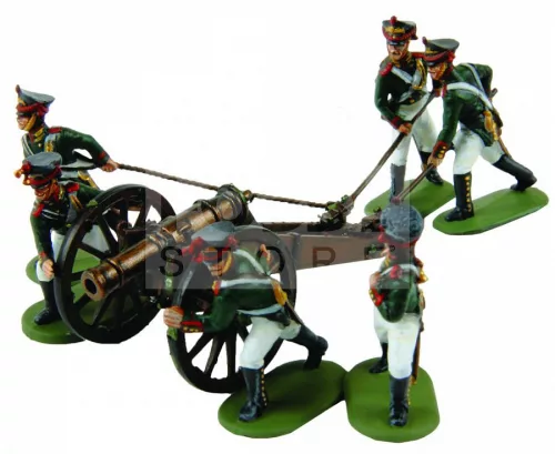 Zvezda Russ.Heavy Artillery w/Crew (1812-1814) makett 1:72 (8045Z)