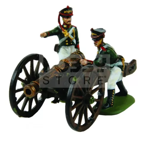 Zvezda Russ.Heavy Artillery w/Crew (1812-1814) makett 1:72 (8045Z)