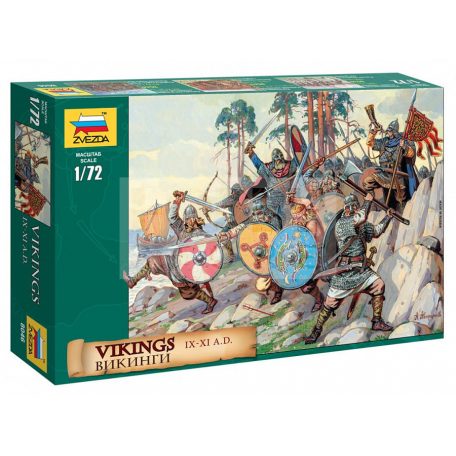 Zvezda Vikings /i.u. 900-1100/ makett 1:72  (8046Z)