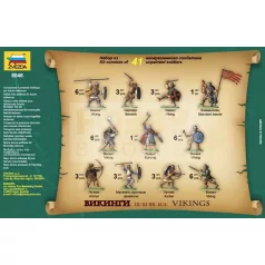Zvezda Vikings /i.u. 900-1100/ makett 1:72  (8046Z)
