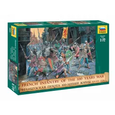   Zvezda French Infantry  Of The 100 Years War makett 1:72 (8053Z)