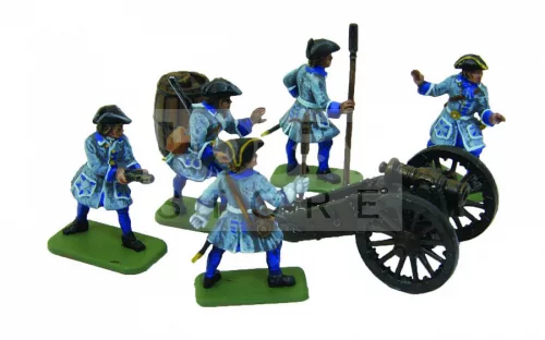 Zvezda Swedish Artillery Charles XII makett 1:72 (8066Z)