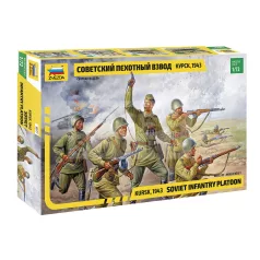 Zvezda Soviet Infantry WWII makett 1:72 (8077Z)