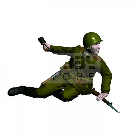 Zvezda Soviet Infantry WWII makett 1:72 (8077Z)