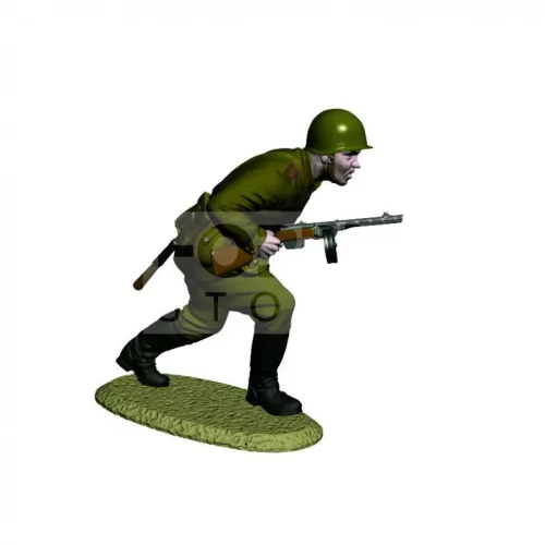 Zvezda Soviet Infantry WWII makett 1:72 (8077Z)