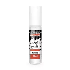Pentart matt akrilfesték - fehér 20 ml