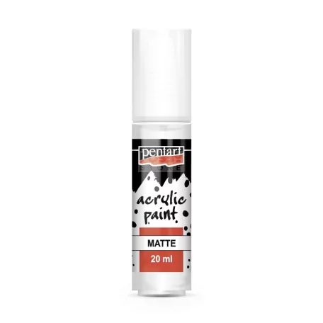Pentart Matt fehér színű akrilfesték - hobbi festék 20 ml 83