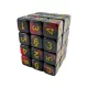 Green Stuff World 36x D6 12mm Dice - Red Swirl D6 dobókocka szett