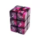 Green Stuff World 12x D6 16mm Dice - Purple Swirl D6 dobókocka készlet Lila Márvány