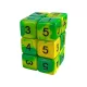 Green Stuff World 12x D6 16mm Dice - Lime Marble Dobókocka készlet Limezöld Márvány
