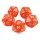 Green Stuff World 5x D20 20mm Dice - Orange Dobókocka készlet Narancssárga
