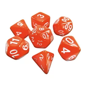   Green Stuff World 7x Mix 16mm Dice - Orange Dobókocka készlet Narancssárga