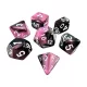 Green Stuff World 7x Mix 16mm Dice - Pink Swirl Dobókocka készlet Rózsaszín Márvány