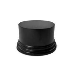 Green Stuff World Round Block Plinth 8cm - Black