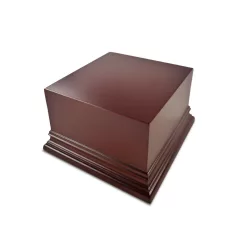   Green Stuff World Square Top Display Plinth 8x8 cm - Hazelnut Brown
