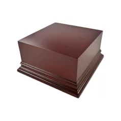   Green Stuff World Square Top Display Plinth 10x10cm - Hazelnut Brown