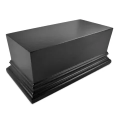   Green Stuff World Rectangular Top Display Plinth 12x6cm - Black