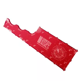   Green Stuff World Gaming Measuring Tool - Red 8 inches piros akril wargame mérőeszköz