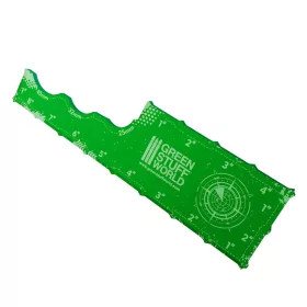   Green Stuff World Gaming Measuring Tool - Green 8 inches zöld akril wargame mérőeszköz