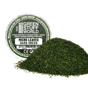 Green Stuff World Micro Leaves - Dark Green Mix