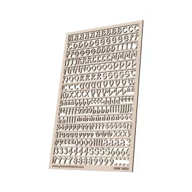 Green Stuff World Letters and Numbers 6 mm GOTHIC