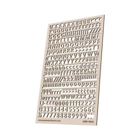 Green Stuff World Letters and Numbers 6 mm STANDARD