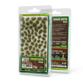 Green Stuff World Static Grass Tufts 6 mm - Dry Green
