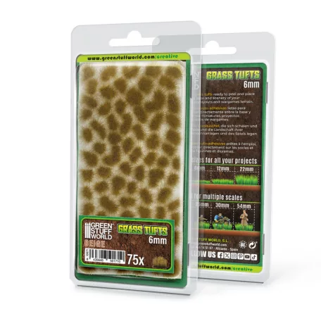 Green Stuff World Static Grass Tufts 6 mm - Beige