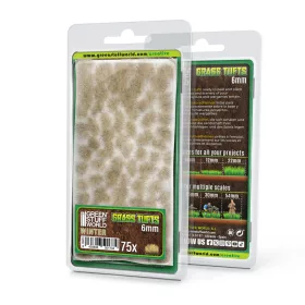 Green Stuff World Static Grass Tufts 6 mm - Winter White