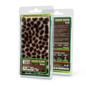 Green Stuff World Static Grass Tufts 6 mm - Burnt Brown