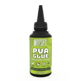   Green Stuff World PVA Glue 125gr – fehér ragasztó figuratalpakhoz, diorámákhoz és kreatív hobbyhoz