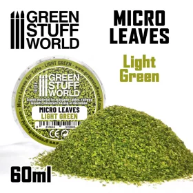 Green Stuff World Micro Leaves - Light Green Mix