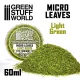 Green Stuff World Micro Leaves - Light Green Mix