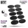 Green Stuff World Oval Magnetic Sheet SELF-ADHESIVE 90×52 mm – öntapadós ovális mágneslap figuratalpakhoz