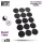 Green Stuff World Round Magnetic Sheet SELF-ADHESIVE 50mm – öntapadós kerek mágneslap modellezéshez