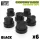 Green Stuff World Caps spray paint - Standard Black Fat Cap