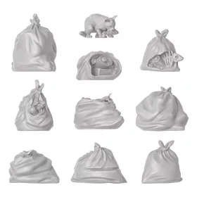 Green Stuff World Garbage bags 1:48-1:35