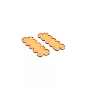 Green Stuff World MDF Movement Trays 25mm x 10 - SLIM-FIT