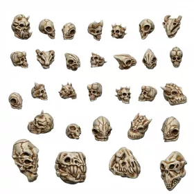 Green Stuff World ALIEN Skulls 1:48