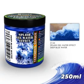   Green Stuff World Water Effect Gel Deep Blue 250ml – mélykék akril vízgél tengeri és mély vízeffektekhez