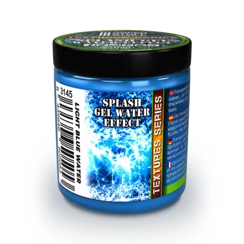 Green Stuff World Water Effect Gel Light Blue 250ml – világoskék akril vízgél tiszta vízeffektekhez