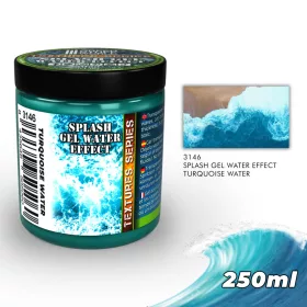   Green Stuff World Water Effect Gel Turquoise 250ml – türkiz akril vízgél tengeri és fantasy vízeffektekhez
