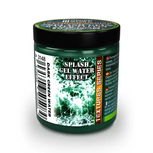 Green Stuff World Water Effect Gel Dark Green 250ml – sötétzöld akril vízgél mocsaras vízeffektekhez
