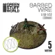 Green Stuff World simulated BARBED WIRE - 1/48-1/52 (30mm)