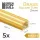 Green Stuff World Square Brass Tubes 3mm