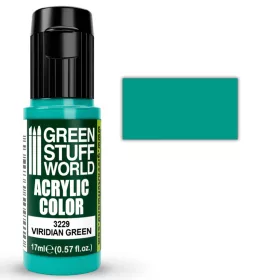   Green Stuff World Acrylic Color Viridian Green 17ml – matt viridiánzöld akrilfesték