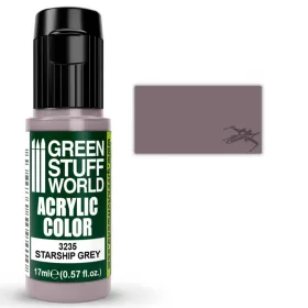   Green Stuff World Acrylic Color Starship Grey 17ml – matt űrhajószürke akrilfesték